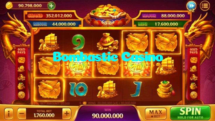 available types of Bombastic Casino bet including pre-match live express and system bets
